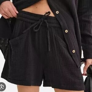 MATE the Label Black Women Shorts